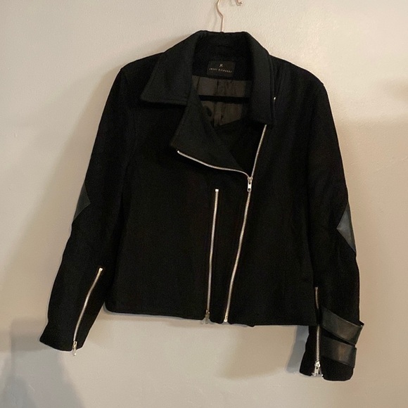 Jheri Richards BLACK MOTORCYCLE JACKET size 10 - Picture 3 of 8
